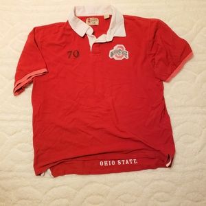 Vintage IZOD Ohio State Thrashed Polo